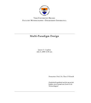 خرید و دانلود نسخه کامل کتاب Multi-Paradigm Design for C++