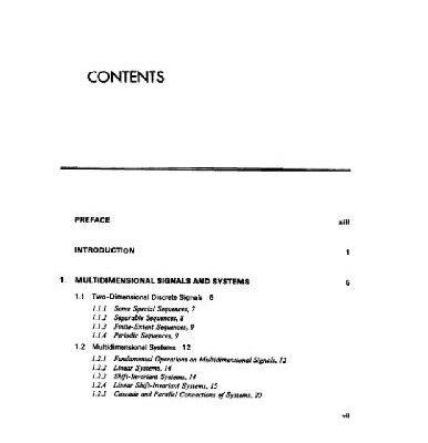 خرید و دانلود نسخه کامل کتاب Multidimensional Digital Signal Processing