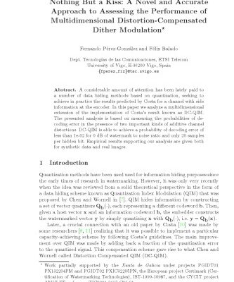 خرید و دانلود نسخه کامل کتاب Multidimensional Distortion-Compensated Dither Modulation