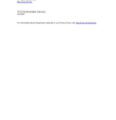 خرید و دانلود نسخه کامل کتاب Multivariable Calculus: Lecture Notes