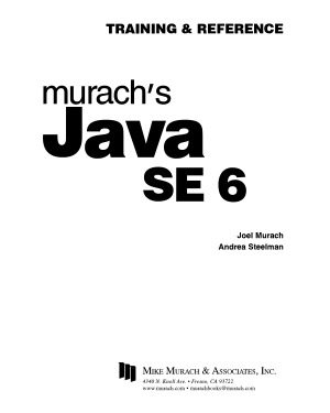 خرید و دانلود نسخه کامل کتاب Murach’s Java SE 6