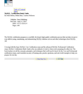 خرید و دانلود نسخه کامل کتاب MySQL Certification Study Guide