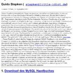 خرید و دانلود نسخه کامل کتاب MySQL – Handbuch