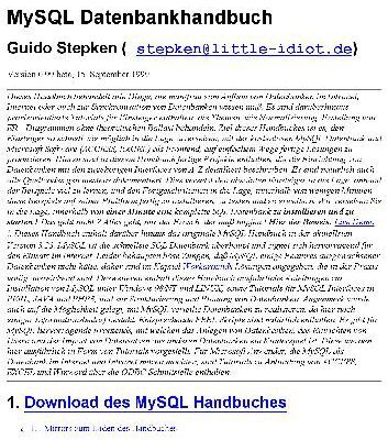 خرید و دانلود نسخه کامل کتاب MySQL – Handbuch