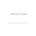 خرید و دانلود نسخه کامل کتاب MySQL Manual