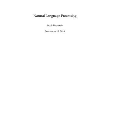 خرید و دانلود نسخه کامل کتاب Natural Language Processing (NLP)