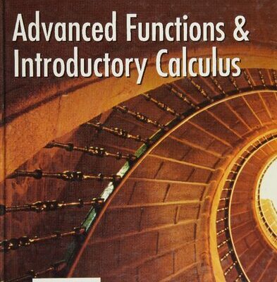 خرید و دانلود نسخه کامل کتاب Nelson advanced functions & introductory calculus