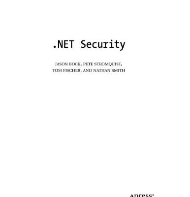 خرید و دانلود نسخه کامل کتاب .NET Security