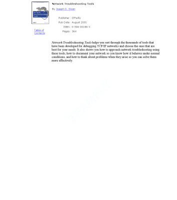 خرید و دانلود نسخه کامل کتاب Network Troubleshooting Tools