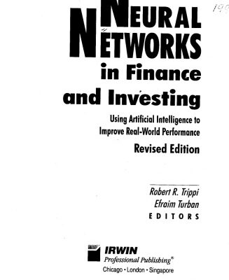 خرید و دانلود نسخه کامل کتاب Neural Networks Finance and Investment: Using Artificial Intelligence to Improve Real-World Performance