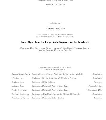 خرید و دانلود نسخه کامل کتاب New Algorithms for Large-Scale Support Vector Machines