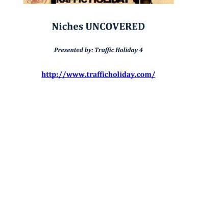 خرید و دانلود نسخه کامل کتاب Niches uncovered