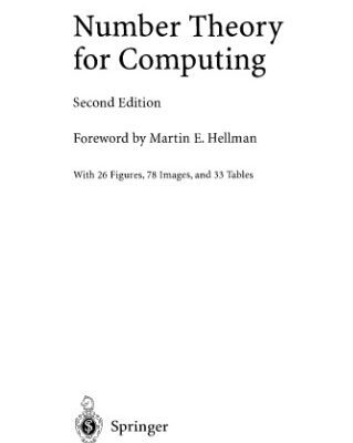 خرید و دانلود نسخه کامل کتاب Number theory for computing