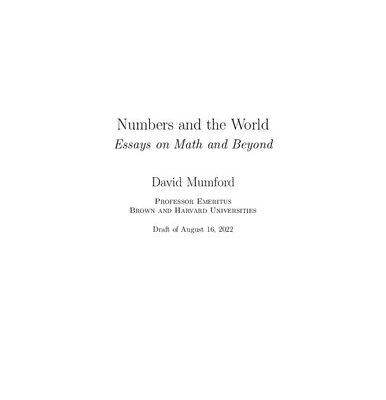 خرید و دانلود نسخه کامل کتاب Numbers and the world: Essays on Math and Beyond