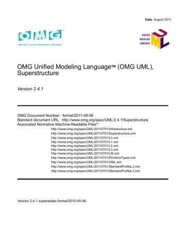 خرید و دانلود نسخه کامل کتاب Object Management Group. OMG Unified Modeling Language (OMG UML), Superstructure. Version 2.4.1_68788b36843e3.jpeg خرید و دانلود نسخه کامل کتاب Object Management Group. OMG Unified Modeling Language (OMG UML), Superstructure. Version 2.4.1