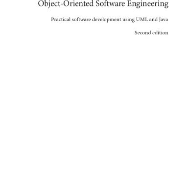 خرید و دانلود نسخه کامل کتاب Object-oriented software engineering : practical software development using UML and Java