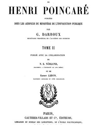 خرید و دانلود نسخه کامل کتاب Oeuvres de Henri Poincaré Tome II