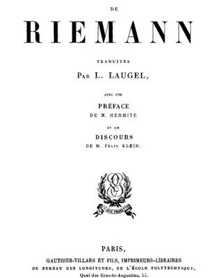خرید و دانلود نسخه کامل کتاب Oeuvres mathématiques de Riemann