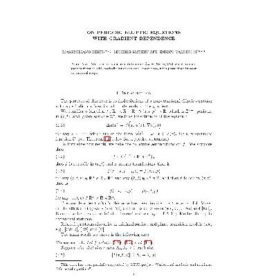 خرید و دانلود نسخه کامل کتاب On periodic elliptic equations with gradient dependence