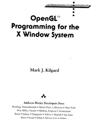 خرید و دانلود نسخه کامل کتاب Open GL. Programming for X-Windows system