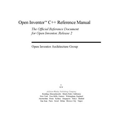 خرید و دانلود نسخه کامل کتاب Open Inventor C++ Reference Manual: The Official Reference Document for Open Inventor, Release 2