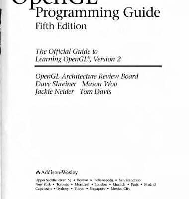 خرید و دانلود نسخه کامل کتاب OpenGL programming guide