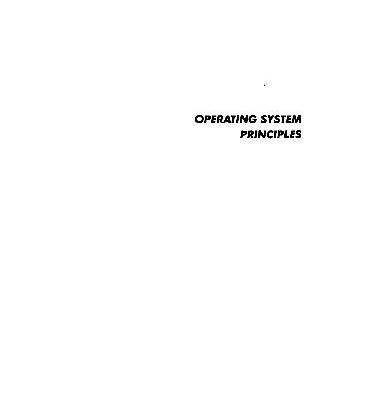 خرید و دانلود نسخه کامل کتاب Operating System Principles