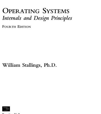 خرید و دانلود نسخه کامل کتاب Operating Systems: Internals and Design Principles