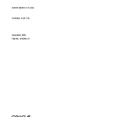 خرید و دانلود نسخه کامل کتاب Oracle 8i Admin Guide