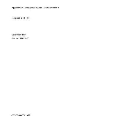 خرید و دانلود نسخه کامل کتاب Oracle 8i Dev Guide Fundamental