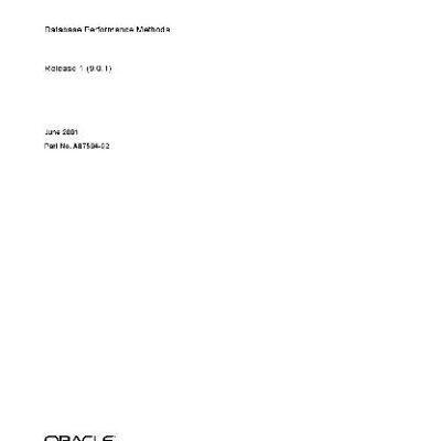 خرید و دانلود نسخه کامل کتاب Oracle 9i. Database Performance Methods