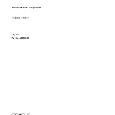 خرید و دانلود نسخه کامل کتاب Oracle 9i Real Application Clusters. Installation and Configuration