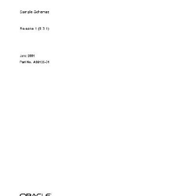 خرید و دانلود نسخه کامل کتاب Oracle 9i. Sample Schemas