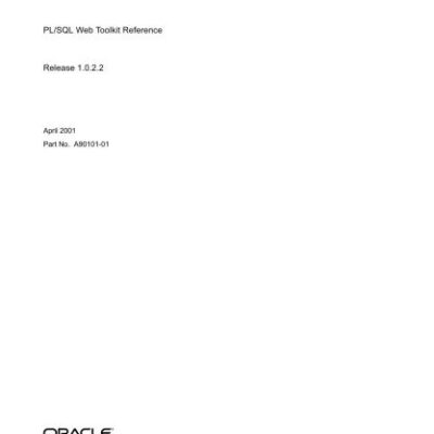 خرید و دانلود نسخه کامل کتاب Oracle PL/SQL Web Toolkit Reference