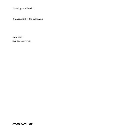 خرید و دانلود نسخه کامل کتاب Oracle Provider for OLE DB Developer’s Guide