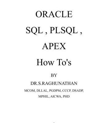 خرید و دانلود نسخه کامل کتاب Oracle SQL, PLSQL, APEX How To’s