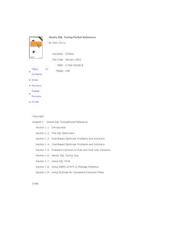خرید و دانلود نسخه کامل کتاب Oracle SQL tuning: pocket reference_6866dfa1dbc60.jpeg خرید و دانلود نسخه کامل کتاب Oracle SQL tuning: pocket reference