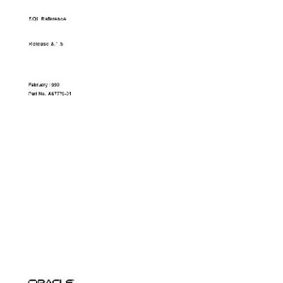 خرید و دانلود نسخه کامل کتاب Oracle8i. SQL Reference. Release 8.1.5