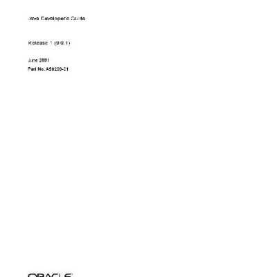 خرید و دانلود نسخه کامل کتاب Oracle9i Java Developers Guide