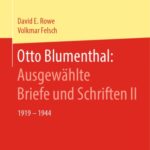 خرید و دانلود نسخه کامل کتاب Otto Blumenthal: Ausgewählte Briefe und Schriften II