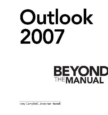 خرید و دانلود نسخه کامل کتاب Outlook 2007 Beyond the Manual