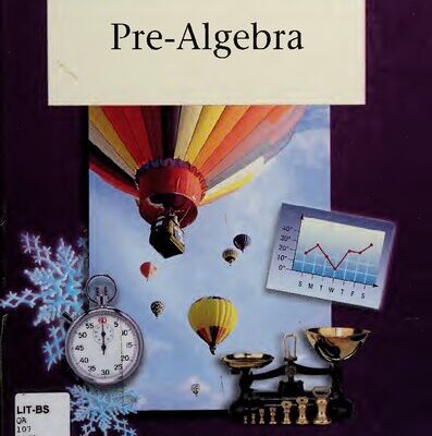 خرید و دانلود نسخه کامل کتاب Pacemaker pre-algebra (Compressed)