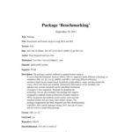 خرید و دانلود نسخه کامل کتاب Package ‘Benchmarking’
