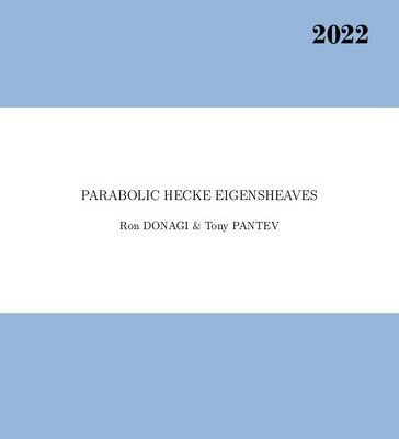 خرید و دانلود نسخه کامل کتاب Parabolic Hecke eigensheaves
