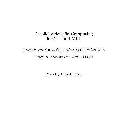 خرید و دانلود نسخه کامل کتاب Parallel Scientific Computing in C++ and MPI