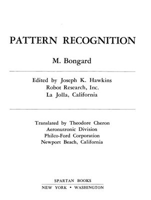 خرید و دانلود نسخه کامل کتاب Pattern recognition