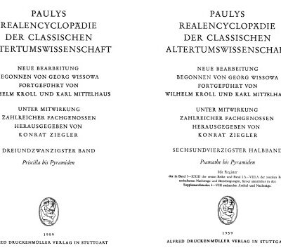 خرید و دانلود نسخه کامل کتاب Paulys Realencyclopadie der classischen Altertumswissenschaft: neue Bearbeitung, Bd.23 2 : Psamathe – Pyramiden: BD XXIII, Hbd XXIII,2