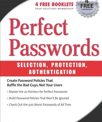 خرید و دانلود نسخه کامل کتاب Perfect Password: Selection, Protection, Authentication