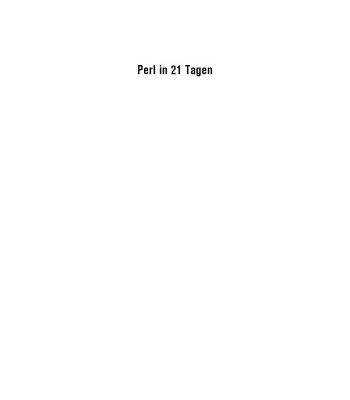 خرید و دانلود نسخه کامل کتاب Perl in 21 Tagen . Schritt fur Schritt zum Profi – plus eBook