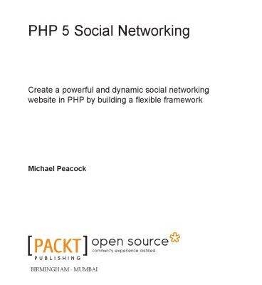 خرید و دانلود نسخه کامل کتاب PHP 5 Social Networking